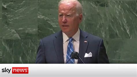Speech In Full President Biden Tells The Un They Must Fight The Wars