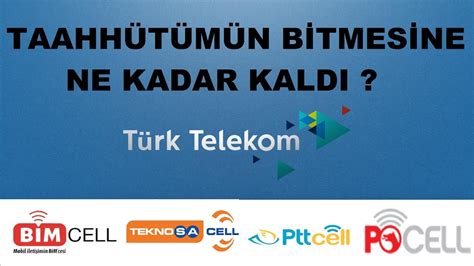 T Rk Telekom Ne Kadar Taahh T M Kald Nas L Renebilirim Teknosacell