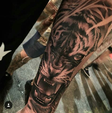 Tigre Ante braço Tatuagem de tigre Tigres Tatuagem de animais