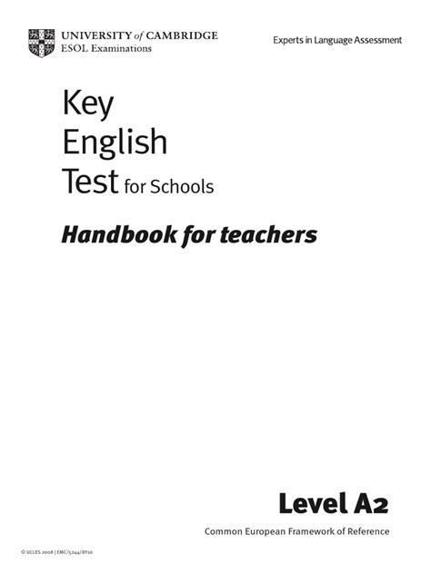 Check spelling or type a new query. Ket Schools Handbook | English As A Second Or Foreign ...