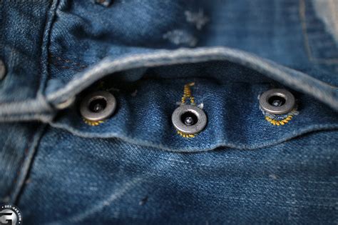 Non Branded Designer Jeans Button Flat Top Donut Tack Button Dot Gas