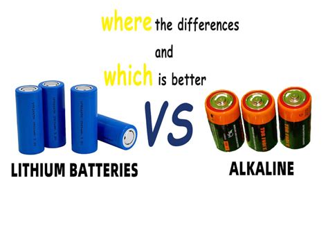 What Is The Difference Between Lithium And Alkaline Batteries