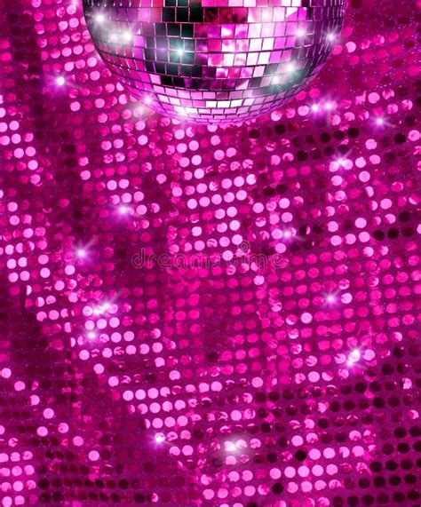 Disco Mirror Ball Glitter Stock Image Image Of Purple 19714123