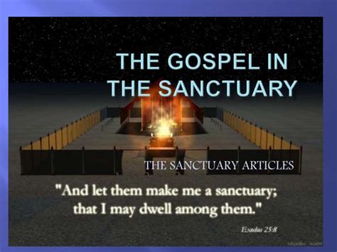 Salvation In The Sanctuary Ppt