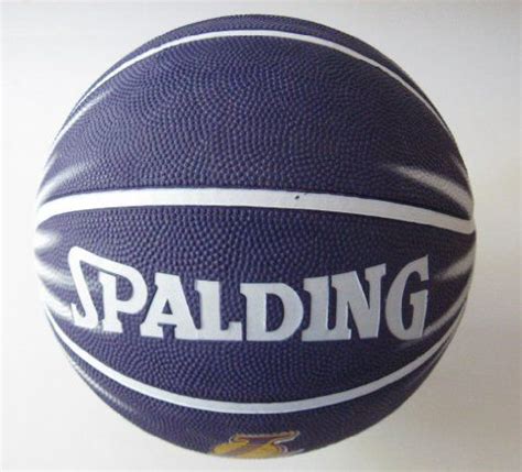 La Lakers Spalding Offical Team Logo Outdoor Basketball By Spalding