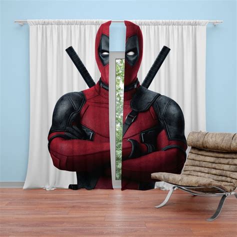 Free shipping worldwide below 2 kg packages. Deadpool Movie Curtain | Super Heroes Bedding | Superhero ...