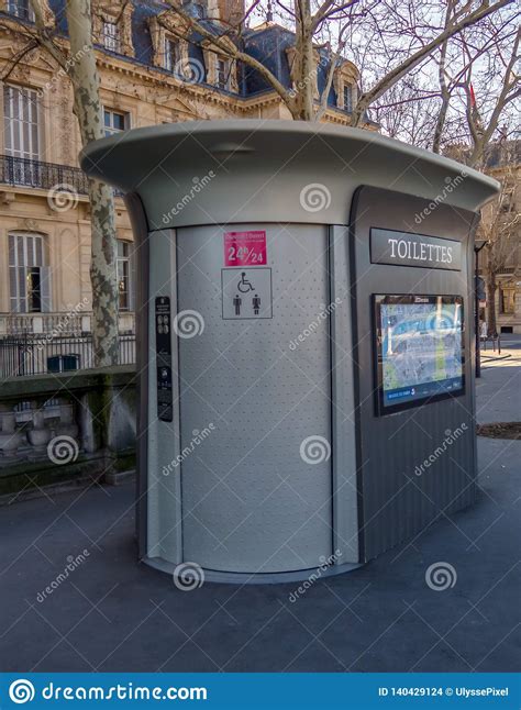 Public Toilet Facilities In Paris France Editorial Stock Image Image