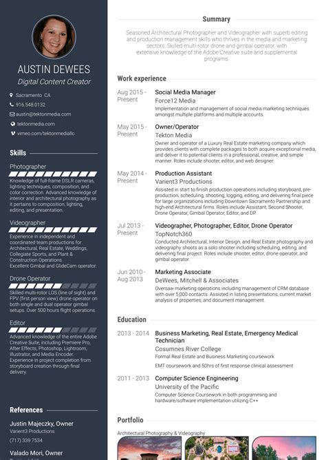 Your duties as a community manager or social media manager will most likely depend on your job description, time, budget and expertise. Social Media Manager - Resume Samples and Templates | VisualCV