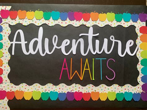 Adventure Awaits Bulletin Board Back To School Teacher Etsy