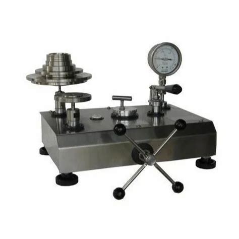 Stainless Steel Dead Weight Tester For Weight Pressure Tester At Rs