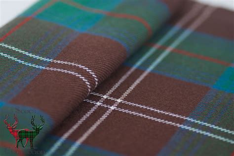Chisholm Hunting Ancient Tartan Material And Fabric Swatches Tartan