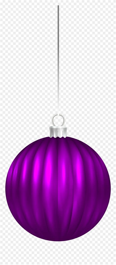 Purple Christmas Ball Ornament Png Clip Art Image Purple Christmas