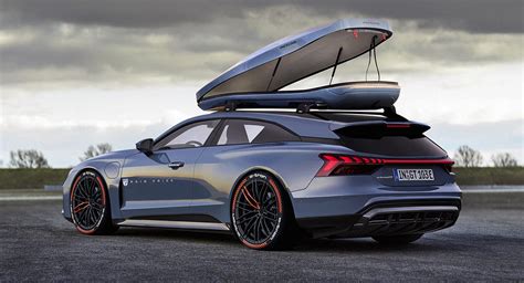 The Audi E Tron Gt Looks Even More Striking As A Shooting Brake Carscoops