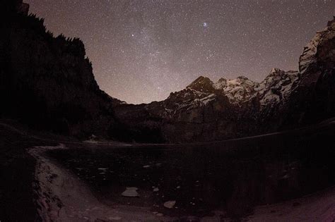 Milky Way Over The Swiss Alps Photograph By Michael Szoenyiscience