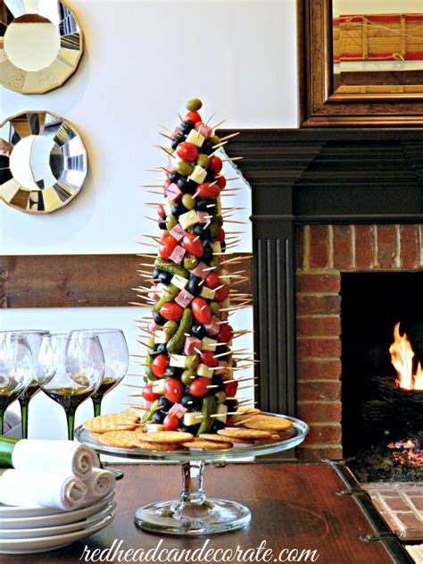 Here are 50 easy christmas appetizer recipes, from festive olive christmas trees and baked brie appetizers, to cheese boards, caprese wreaths and dips. Appetizer Cube - Redhead Can Decorate
