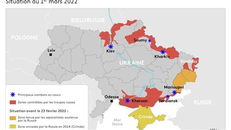 Guerre en Ukraine notre carte de l évolution du conflit