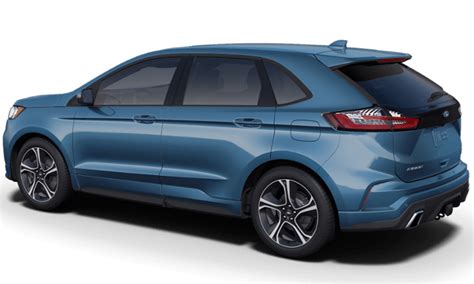 New Ford Performance Blue Color For 2019 Ford Edge First Look