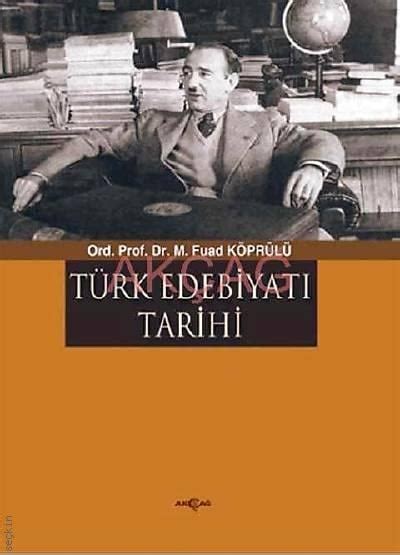 Türk Edebiyatı Tarihi M Fuad Köprülü Kitap