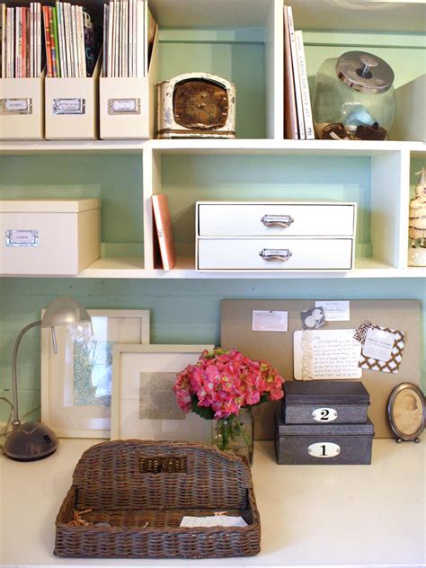 There are many more, but you get the gist of it. Chic, Organized Home Office for Under $100 | HGTV