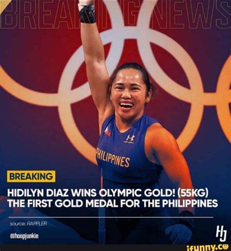Hidilyn Diaz Wins Olympic Gold Kg The First Gold Medal For The Philippines Breaking Source
