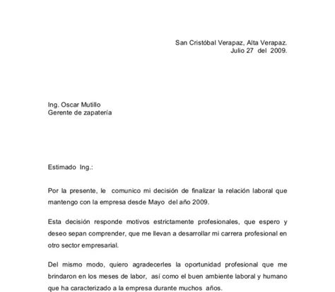 Encabezado De Una Carta Para Una Empresa Richard Torres Ejemplo De Carta