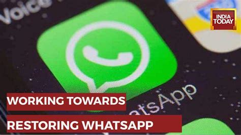 Metas First Reaction On Whatsapp Down Globally Aware People Having
