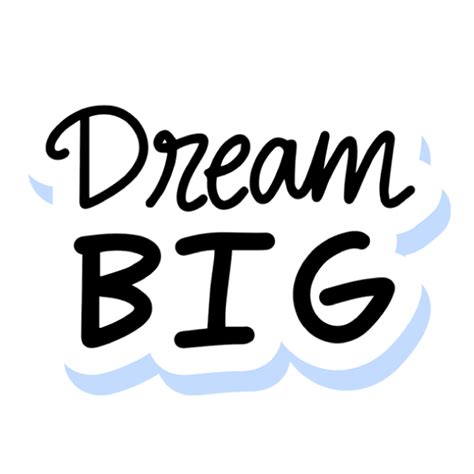 Dream Big Stickernitn