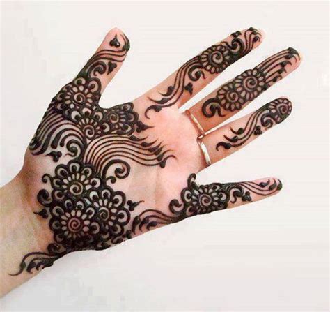 Front Hand Mehndi Designs Easy And Simple Henna Designs For Palms