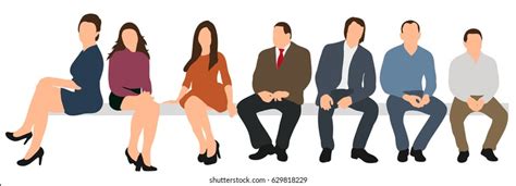Collection People Sitting Vector Images Stock Photos And Vectors