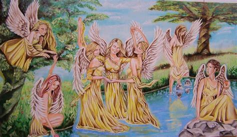 Dancing Angels Painting By Patrascanu Mihaela Fine Art America