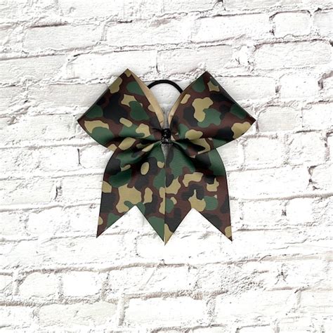 Camouflage Hair Bow Etsy