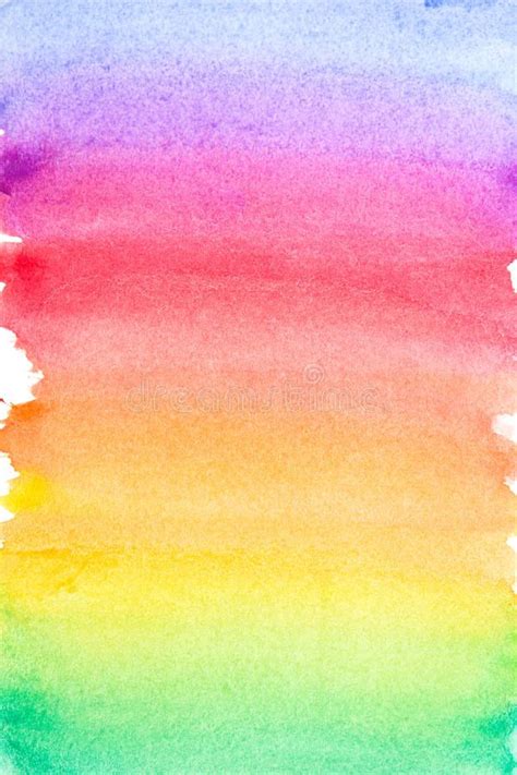 Rainbow Vivid Watercolor Background Rainbow Vivid Watercolor Art