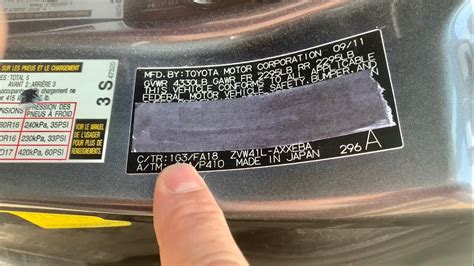 How To Check Toyota Color Code