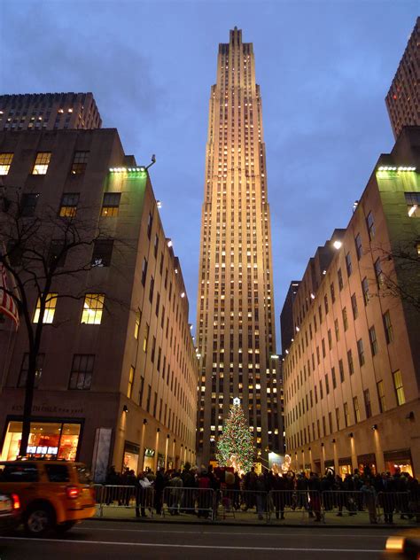 Rockefeller Center At Christmas New York City The New Yorker Empire