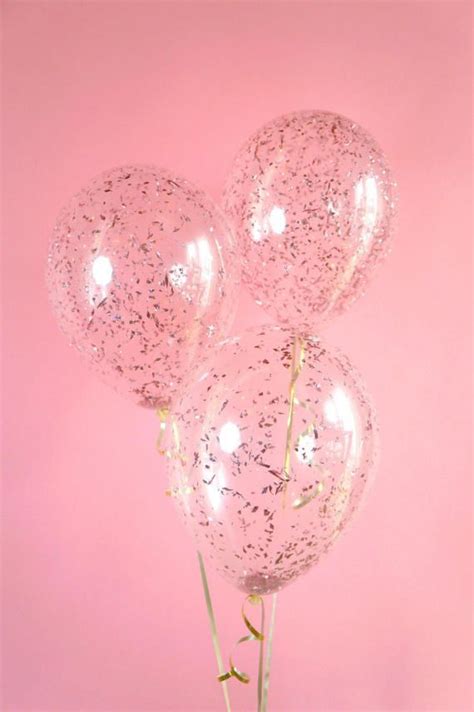 Glitter Balloons Pink Glitter Confetti Glitter Balloons Pink Glitter