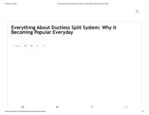 Everything About Ductless Split System Why It Becoming Popular