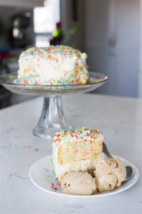 Paleo lemon blueberry poke cake. Keto Birthday Cake | The Hungry Elephant