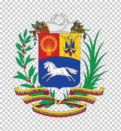 Coat Of Arms Of Venezuela Flag Of Venezuela National Coat Of Arms Png