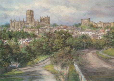 Durham City England Castle And Cathedral Uk Modern United Kingdom Art