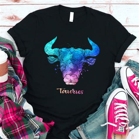 Taurus Sign Zodiac T Shirt Women Taurus Shirt Women T For Etsy Uk