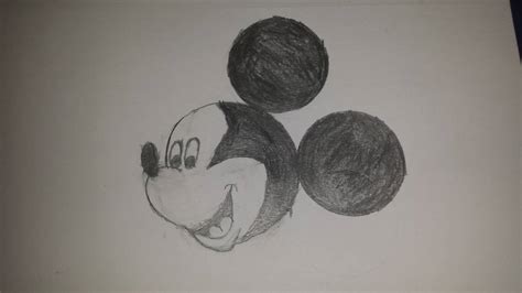 Mickey Mouse Head Drawing By Ninjaassassin415 On Deviantart