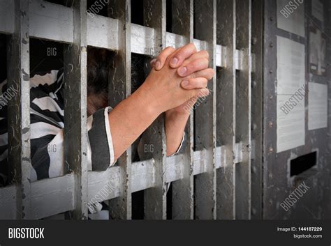 Prisoner Behind Bars Image And Photo Free Trial Bigstock