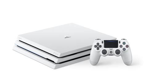 The New White Ps4 Pro Looks Sleek And Modern