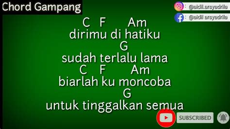 Chord lagu yang dipublikasikan oleh kunci gitar chord kord ini hanyalah untuk keperluan promosi dan evaluasi saja. (Chord Gampang) "BIARLAH - Sasa Tasia" (Tutorial chord ...