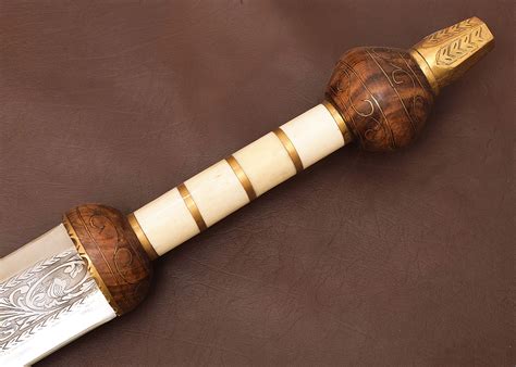 Hand Forged Sword Longsword Handmade Chisel Engravedhand Engraved