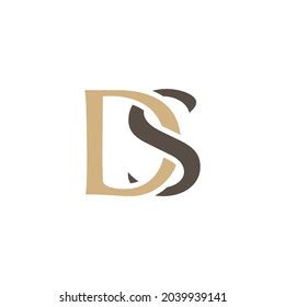 Abstract Letter Ds Logo Design Stock Vector Royalty Free Shutterstock