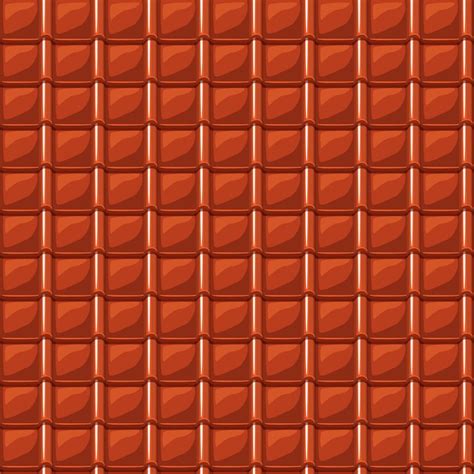 Premium Vector Red Cartoon Roofing Roof Tile Seamless Texture