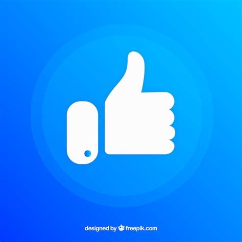 Free Facebook Thumb Up Like Background In Gradient Colors Nohatcc