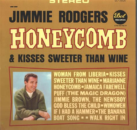 Honeycomb And Kisses Sweeter Than Wine Vinyl Lp Jimmie Rodgers 2