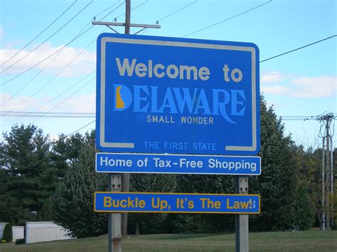 Welcome To Delaware Business Route 2 Between Elkton Md And Jimmy